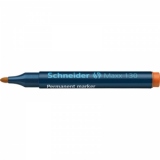 Marker permanent Schneider Maxx 130, varf rotund, 1-3 mm, orange