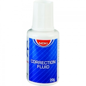Fluid corector Noki, 20 ml, pe baza de solvent, aplicator cu pensula