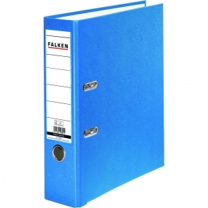 Biblioraft Falken plastifiat color, 50 mm, bleu