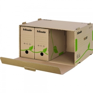 Container de arhivare Esselte Eco, cu deschidere frontala, dimensiuni 439 x 340 x 259 mm
