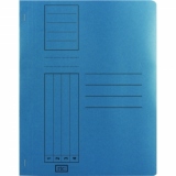 Dosar plic RTC, carton, 250 g/mp, albastru, 10 bucati/set
