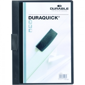Dosar de prezentare Durable Duraquick, 20 coli, negru