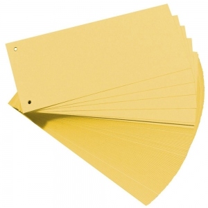 Separatoare Falken, color,  105 x 240 mm, galben
