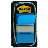 Index Post-it® Clasic,  25.4 x 43.2 mm, albastru