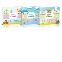 Lectii de desen (In ocean / La ferma / La zoo) (3 carti)