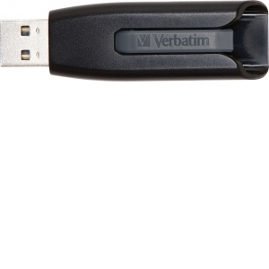 Memory stick Verbatim V3, retractabil, 64 GB, negru