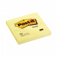 Notite adezive Post-it, 76 x 76 mm, 100 file, galben