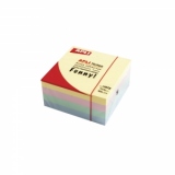 Cub notite adezive Apli, 75 x 75 mm, 400 file, 4 culori pastel