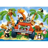 Puzzle 60 piese Softies on Safari
