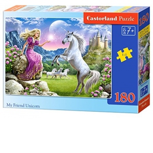 Puzzle 180 piese Prietenul meu Unicornul