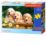 Puzzle 108 piese Hugging Puppies