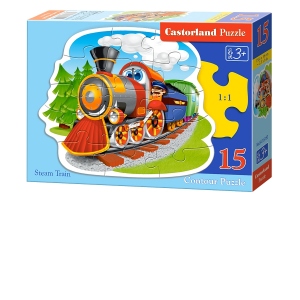 Puzzle 15 piese Steam Train