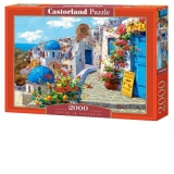 Puzzle 2000 piese Spring in Santorini