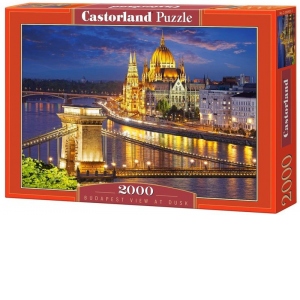 Puzzle 2000 piese Budapest view at dusk