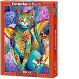Puzzle 1500 piese Feline Fiesta