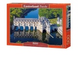 Puzzle 500 piese Chateau of Chenonceau