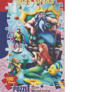 Puzzle 100 piese - Mica Sirena