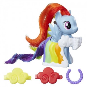Figurina My Little Pony cu Accesorii de Gala Rainbow Dash