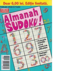 Almanah Sudoku, Nr.2/2017