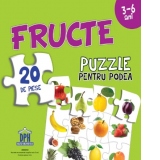 Fructe - Puzzle pentru podea 3-6 ani