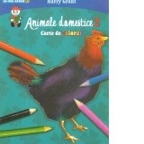 Animale domestice 2 - A4 - Carte de colorat