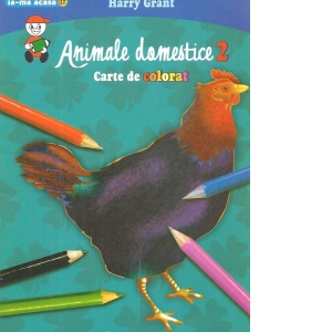 Animale domestice 2 - A5 - Carte de colorat