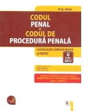 Codul penal si Codul de procedura penala. Editie tiparita pe hartie alba. Legislatie consolidata si index: 6 iulie 2017