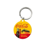 Breloc Coca-Cola-In Bottles Yellow rotund