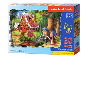 Puzzle 20 piese MAXI Hansel and Gretel