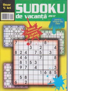 Sudoku de vacanta 2017