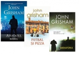 Pachet 3 carti John Grisham : Avocatul rebel / Mediatorul / Fotbal si pizza