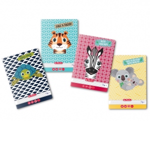 Caiet A5 Tip I, motiv Cute Animals Animals poza bestsellers.ro
