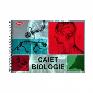 Caiet biologie A4 24 file spira Daco