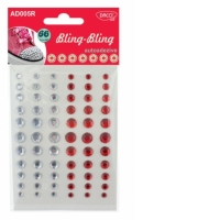 Accesorii Craft - AD005 rosu diamante AA Bling Bling