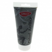 Culori acril 200 ml Negru DACO CU3200N