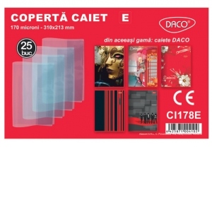 Coperta caiet Tip Ecada (A5) - Daco CI178E 310MMX213MM