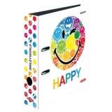 Biblioraft Max.File A4 8 cm, motiv Smiley World Rainbow