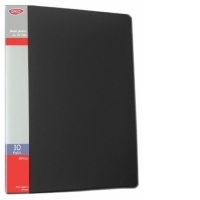 Mapa plastic cu 10 folii, DACO Negru MP410N