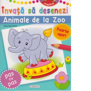 Invata sa desenezi animale de la zoo (Maini creative)