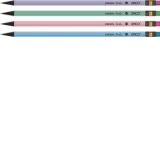 Creion negru cu radiera Perla Daco CG202