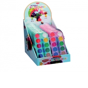 Acuarele 12 Culori Multicolora AR123 DACO