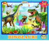 Puzzle 240 piese Dinozauri