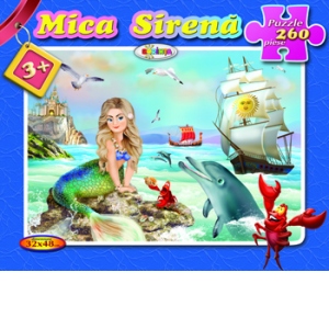 Puzzle 260 piese Mica sirena