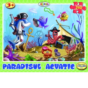 Puzzle 240 piese Paradisul acvatic