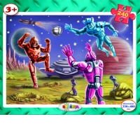 Puzzle 240 piese Roboti spatiali