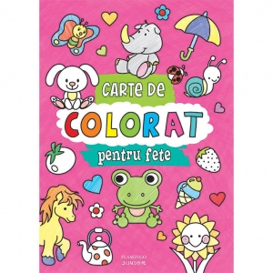 Carte de colorat pentru fete.