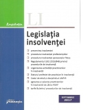 Legislatia insolventei. Actualizat 15 septembrie 2017