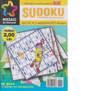 Sudoku de buzunar nr. 9/2017