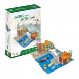 Case traditionale din Italia - Puzzle 3D - 131 piese