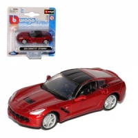 Macheta auto Corvette Stingray (2014) 1:64 - rosu metaliza